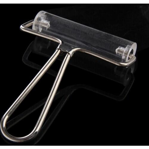 Acrylic Roller Brayer Clear Acrylic Rolling Pin Polymer Clay Roller With Stainless Steel Handle DIY Craft Clay Pottery Tool