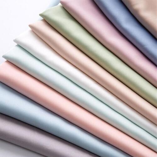 50*150cm Stretch Satin Chiffon Fabric Silk Satin for Pajamas Sleeping Skirt Camisole Shirts Home Furnishing DIY Handmade
