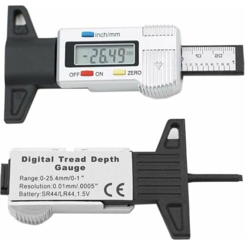 Digital Car Tyre Tire Tread Depth Gauge Meter Auto Tire Wear Detection Measuring Tool Caliper Thickness Gauges Monitoring System