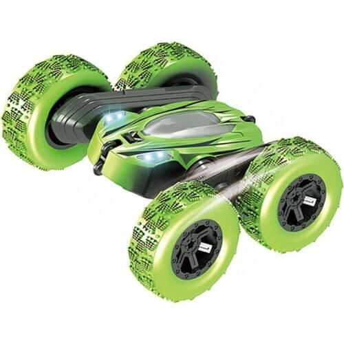360-degree rotating childrens stunt deformation remote control car off-road climbing with LED lights