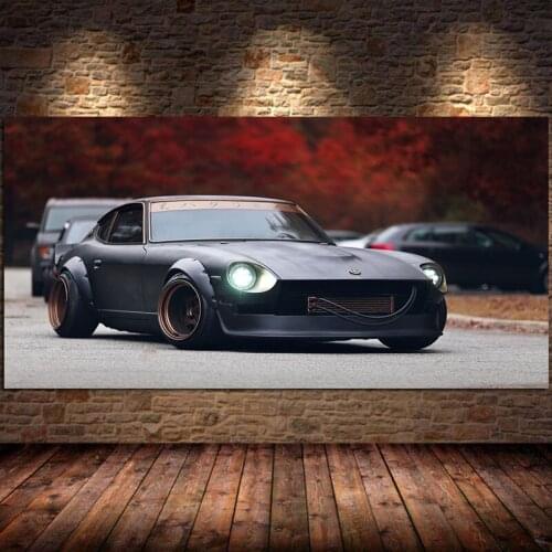Jdm S30 Classic 240z Sports Car Canvas Painting Posters and Prints Wall Art Pictures for Living Room Home Decor Cuadros Unframed