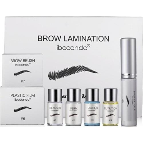 Semi-permanent Eyebrow Lift Kit Eyebrow Lamination Kit Styling Perming Setting Curling Brow Beauty Salon Home Use 1 set