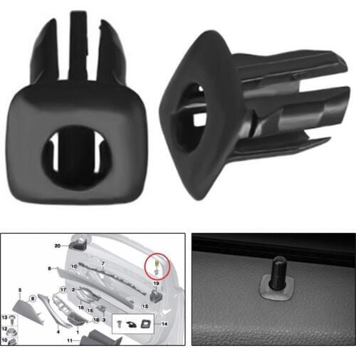 Door Pin Guide Trim Panel Locking Knob Button Cover Black Car Interior Accessories for Door and Window for BMW 5 Series F10 F18