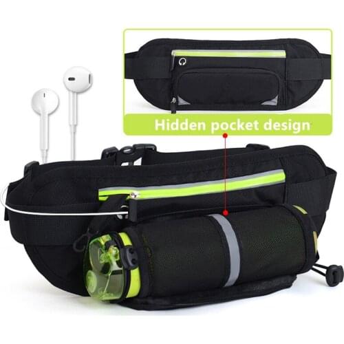New Running Bag Marathon Running Waist Bag Outdoor Riding Fitness Hidden Water Bottle Phone Sport Men Women Belt Waist GIVI