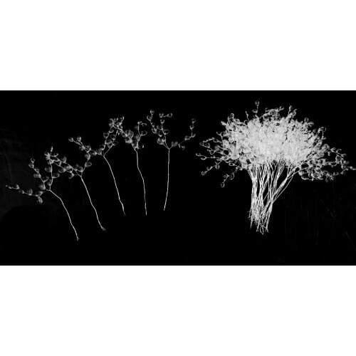 New Hot 50x Wedding Party Flower Bouquet Decoration Acrylic Drops Artificial Bouquet Wedding Party Supply Home Decorative Flower