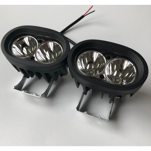 Pair 40w Spot Led Motorcycle fog light Moto day driving Aux headlamp 4x4 ATV 4WD Offroad Autos Spotlight Car Led work light lamp
