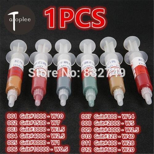 1PCS 320#-10000# Diamond Polishing Lapping Paste Pastes Compound Sets For Jewellery hard Metal Glass Polishing Tools