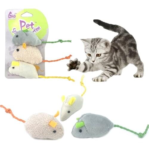 Plush cat toy Interactive Simulation mouse Cute Cat Chew Toy Rat Pet Products Cute Cat Toys Cat scratch and bite resistant toys