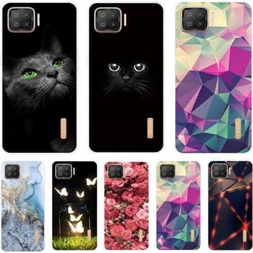 Popular Case For OPPO Reno 4 lite Case Soft Silicone Back Cover For OPPO F17 Pro Phone Case Funda For OPPO A73 2020 4G A93 Case