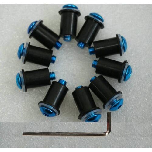 M5 blue Windscreen Screws Windshield screw Kit Universally suits for SUZUKI for Honda for Kawasaki for Ducati