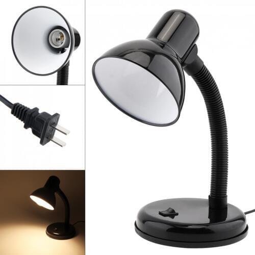 Vintage LED Metal Hose Iron Art Table Lamp Eye Protection Portable Office Study Learning Desk Lamp for Children / Bedside