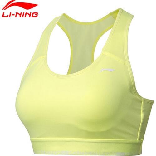 Li-Ning Women Professional Tight Sports Bras Medium Support Breathable Comfort LiNing Sport Bra AUBN022 CJFM18