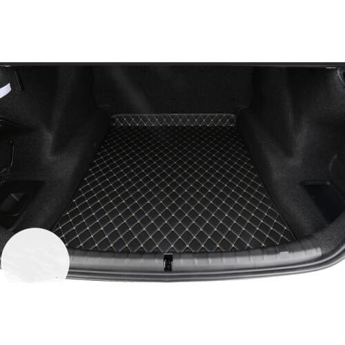 1PC Car Styling Cargo Liner Car Trunk Mat Carpet Interior Floor Mats Leather Pad For BMW 5 Series 2018 525Li 528Li 530Li 540Li