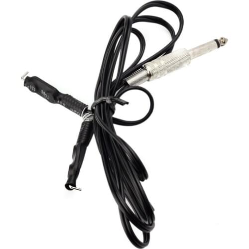 1 pcs High-quality Tattoo Power Supply Clip Cord Black Tattoo Hook Line for Tattoo Machine Kit