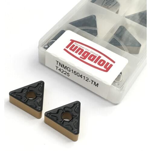 100% Original 10PCS TNMG160412 TM T4225 Sale Carbide Inserts Metal CNC Machine Parts Tool Turning Tool For Machining Steel Parts