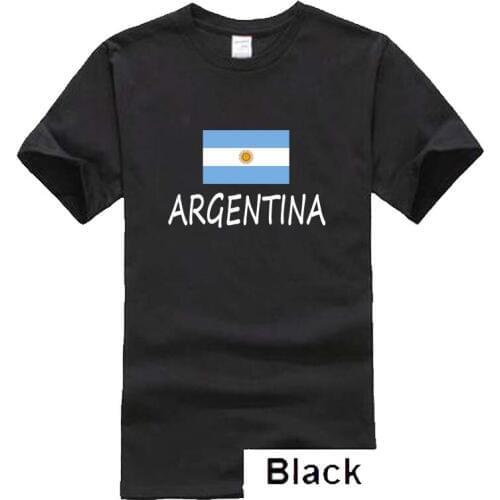 2018 Men t-shirts Printing Active shirt ARGENTINA Flag Top Tees Family Women/Kids Size T-shirts Solid Tops Adult