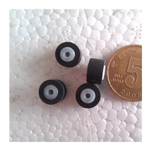 4pcs/lot. 8.5x6x1.5mm Walkman repeater press pulley Tape recorders pressure pulley