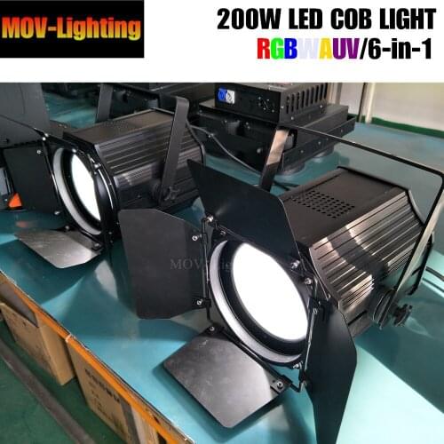 6pieces 200w Strobe Effect Par 200W LED COB Disco 6IN1 DMX KTV Bar New Year Par Light