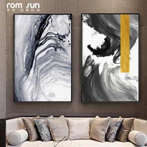 Abstract Splashing Ink Canvas Art New Chinese Style Poster Print Wall Art For Living Room Study Aisle Fashion Cuadros Decoracion