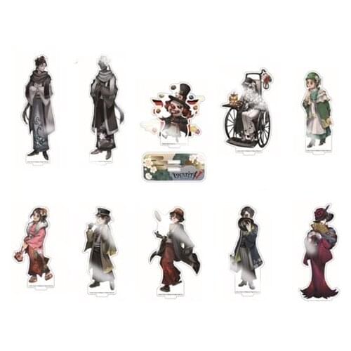 Anime Identity V Emily Dyer Aesop Carl Patricia Dorval Game Acrylic Figure Stand Model Plate Desktop Decor Ornaments Cosplay Toy