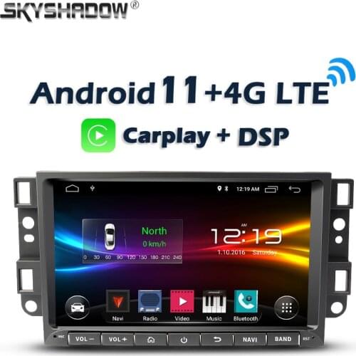 6GB + 128GB Carplay 8" DSP Android 10.0 Car DVD Player GPS WIFI Bluetooth RDS Radio For Chevrolet Epica Aveo Captiva 2004- 2012