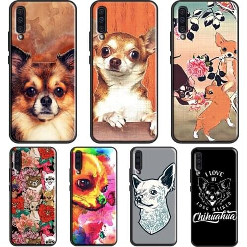 Cartoon Chihuahua Dog For Samsung A21S A20e A02S A20 A40 A50 A70 A12 A32 A42 A52 A72 A31 A41 A51 A71 Phone Case