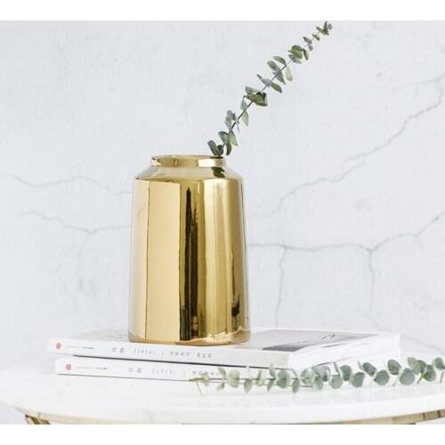 Home Decorative Flower Pots Planters Copper Vase Party Wedding Decor