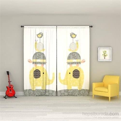 Erenev Four Buddy Board Pattern Backdrop Curtain Right