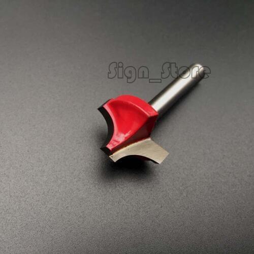 1/4 inch Diameter Shank 6mm * 22mm CNC Router Bit Woodworking Carving Drilling Cutter Tool