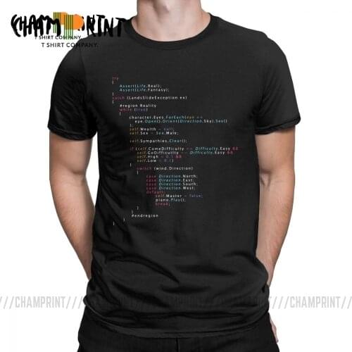Is This The Real Life Coding Programming Programmer Men Tee Shirt Hip Hop Korea Pop T Shirt Cotton Clothing Funny 5XL T-Shirts