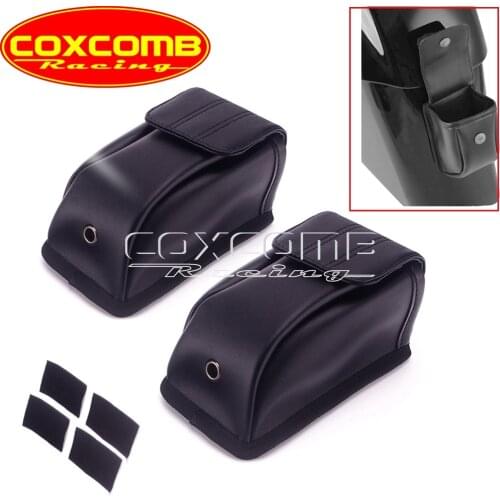 Motorcycle Leather Saddlebag Side Case Tool Bags for Honda Goldwing GL1800 2018-2019 UTV Trunk Pouch Storage Bag Luggage Pockets