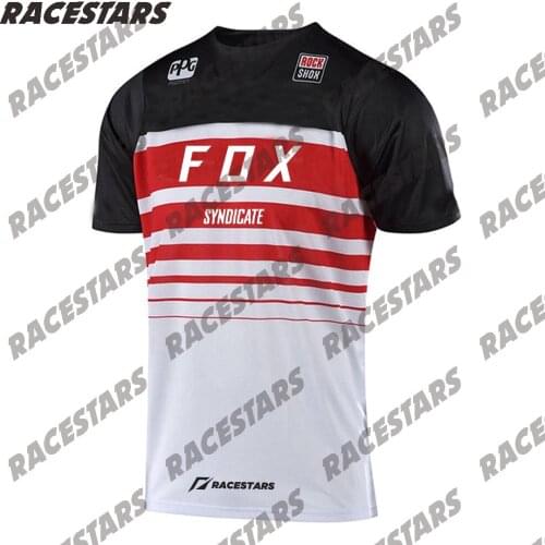Motocross Jersey Downhill Jersey MTB Short Sleeve Cycling Wear Quick Dry Mountain Bike DH BMX Breathable Maillot Ciclismo Hombre