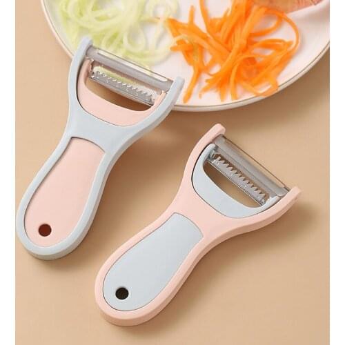 Multifunctional Two-in-one Peeling Knife Kitchen Stainless Steel Peeler Potato Melon Peeler Scraper Grater Household Gadgets