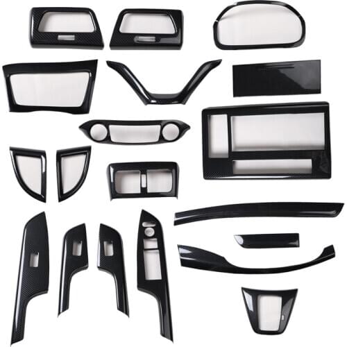 For Honda CRV CR-V 2012 2013 2014 2015 2016 ABS Carbon Fiber Car Interior Kit Cover Trim