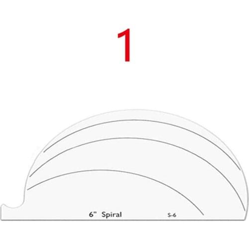 Shaped Acrylic Ruler Sewing Patchwork Ruler Multifunctional DIY Processing Sewing Ruler Template Patchwork Tool