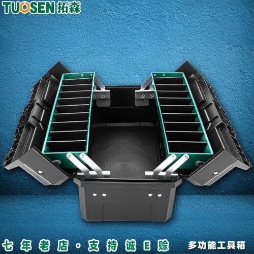 Plastic Tool Box No Tool Organizer Parts Organizer Tool Box Garage Storage Professional Caixa De Ferramentas Tool Box BG50TB