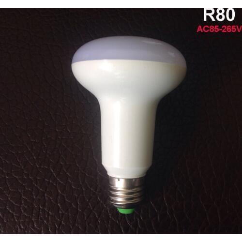 R80 12W E27 5730 Umbrella LED Bulb Cool White/Warm White AC85~265V SpotLight 180 degrees Lamp for Home office decoration