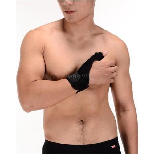 Adjustable Wrist Thumb Hand Support Brace Splint Sprain Arthritis Belt Spica Pain Relief for Hand Finger Sprain Protection