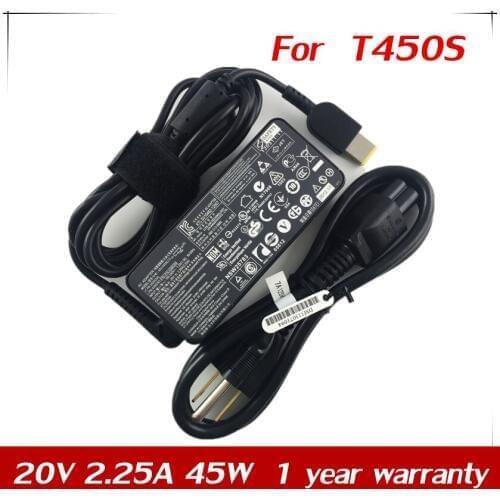 7XINbox 20V 2.25A 45W AC Adapter Charger For Lenovo ThinkPad T450S Slim Tip ADLX45NLC3A ADLX45NCC3A ADLX45NDC3A 45N0292 45N0296