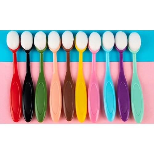 10 / Set Of Smooth Mixing Brushes Painting Brush Diy Scrapbook Card Making Ink Application Tool Flat Kit