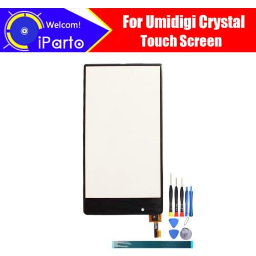 5.5 inch Umidigi Crystal Touch Screen 100% Guarantee Original Glass Panel Touch Screen Digitizer For Umi Crystal +tools+Adhesive
