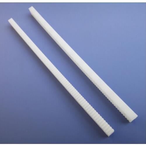 F17634 5Pcs DIY Toy Accessory Plastic Straight Rack Pinion Gear Sprocket Synchronous Round Nylon Gears Machining