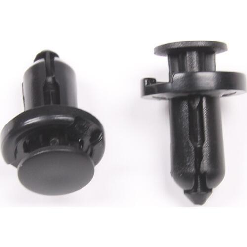 50Pcs 9.9mm Hole Interior Trim Panel Car Bumper Fender Retainer Fastener Rivets Clip For Honda