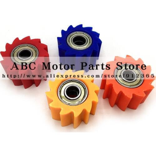 8mm 10mm Chain Roller Slider Tensioner Wheel Guide Pit Dirt Mini Bike Moto Atv High Quality M8 M10