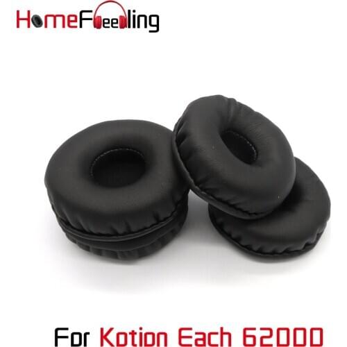 Homefeeling Ear Pads For Kotion Each 62000 Earpads Round Universal Leahter Repalcement Parts Ear Cushions
