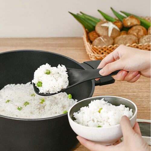 Non-Stick Rice Paddle Rice Spoon High Quality Rice Spatula Scoop Food Grade Heat Resistant Rice Spoons Meal Spoon Kitchen Tools