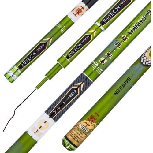 BARFILON carbon fishing rod 2.7-9.0M Taiwan fishing pole ultra-light 28 tone super hard athletics rod carp hand rod