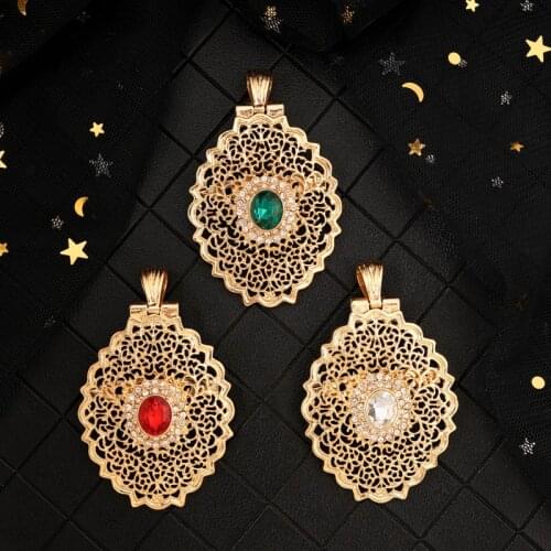 New European style fashion jewelry brooch with pendant pair with perfect rhinestone brooch