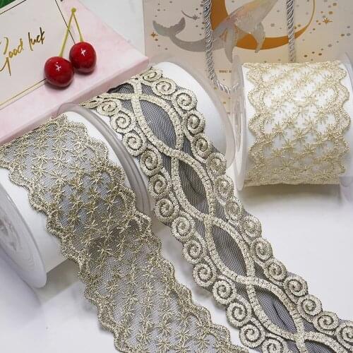 DIY 2.5" Lace Ribbon For Craft Supplies Sewing Accessories 2 Yards. A11011