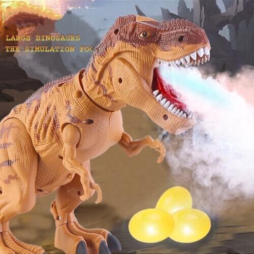 Large Dinosaur Toys Walking Electric Jet Dinosaur With Mechanical Voice Tyrannosaurus Rex Dinosaur Egg Dinosaur World